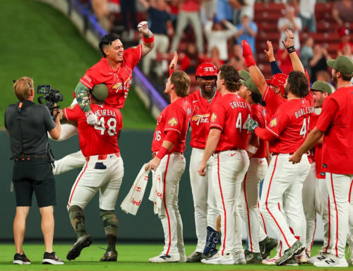 Shirtless fans boost Cardinals to extra-innings win: ‘That was a fun environment’