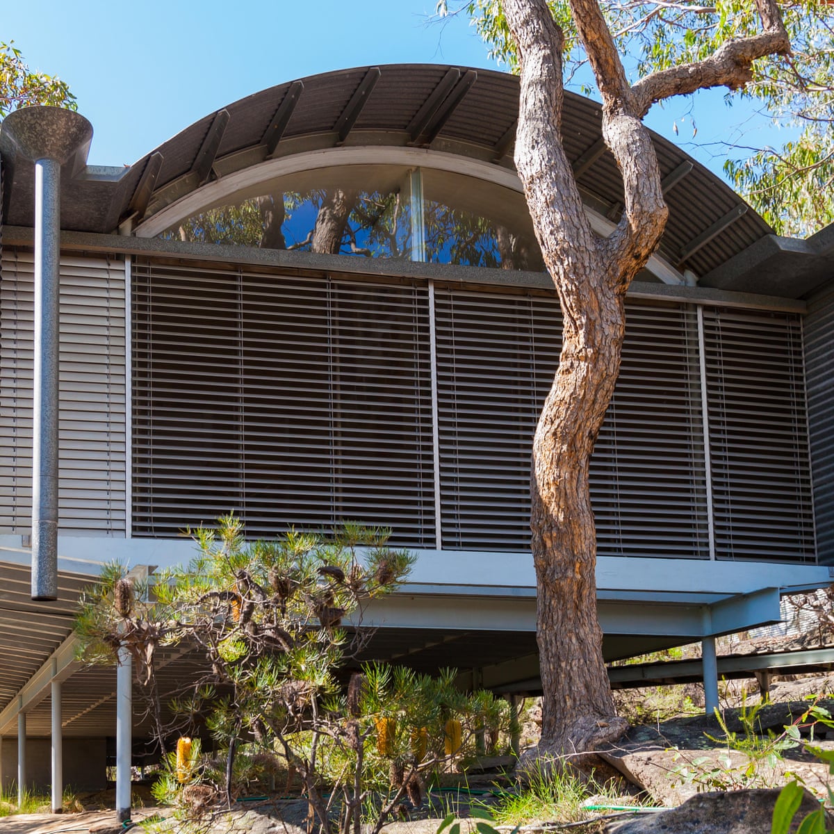 ‘Touch the earth lightly’: the Australian home that floats above the landscape