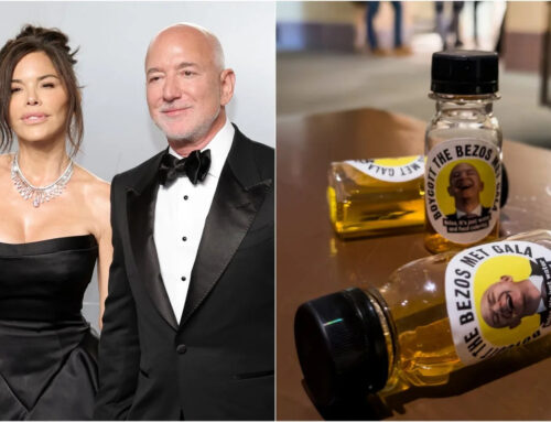 Activists leave bottles of ‘urine’ at the Met to protest Bezos’ Amazon workers’ lack of bathroom breaks
