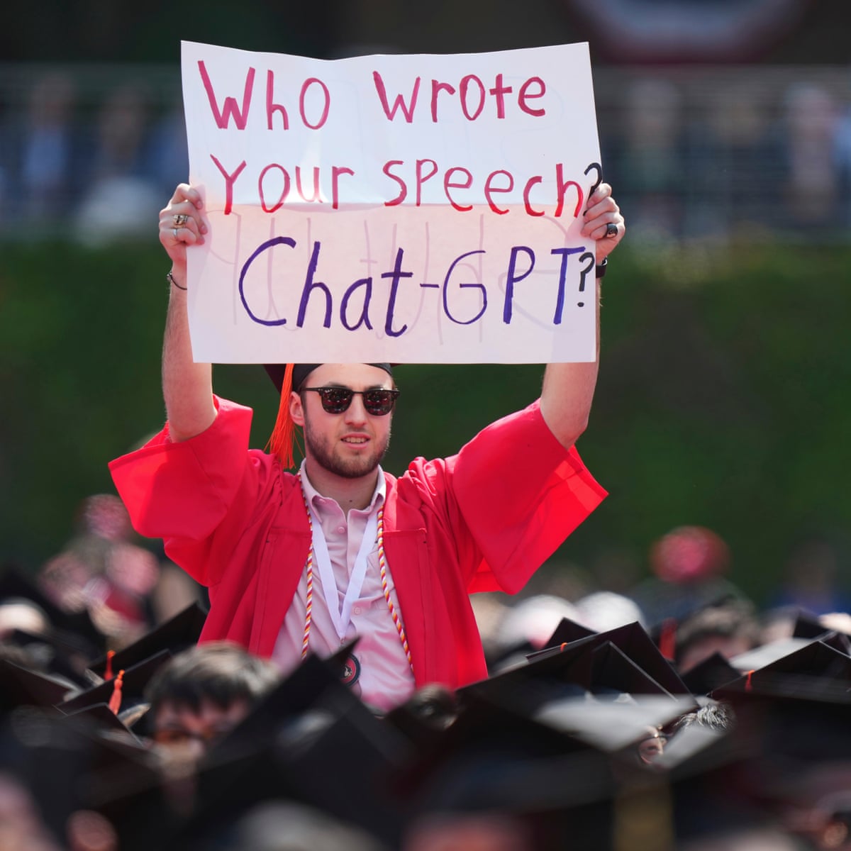 US students on why they booed their pro-AI graduation speakers: ‘They’re not reading the room’