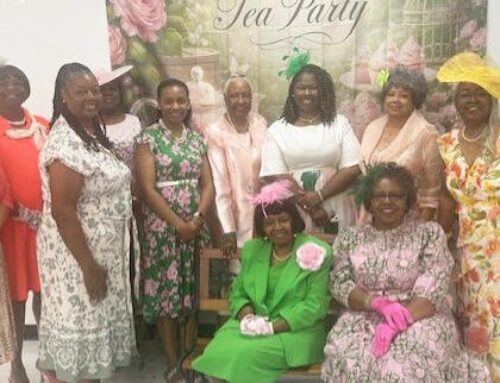 Nu Chi Omega Chapter hosts Elegant Tea & Flower Show promoting environmental awareness