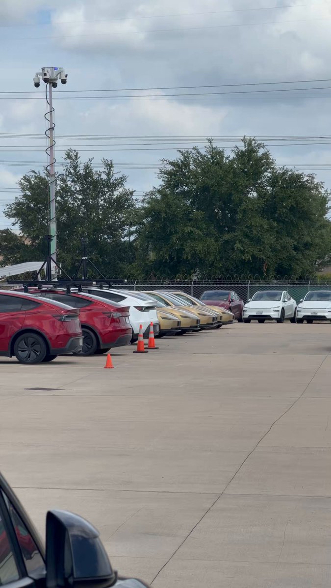 Tesla Cybercab Fleet Growing at Houston Robotaxi Hub Tesla Cybercab Fleet Growing at Houston Robotaxi Hub