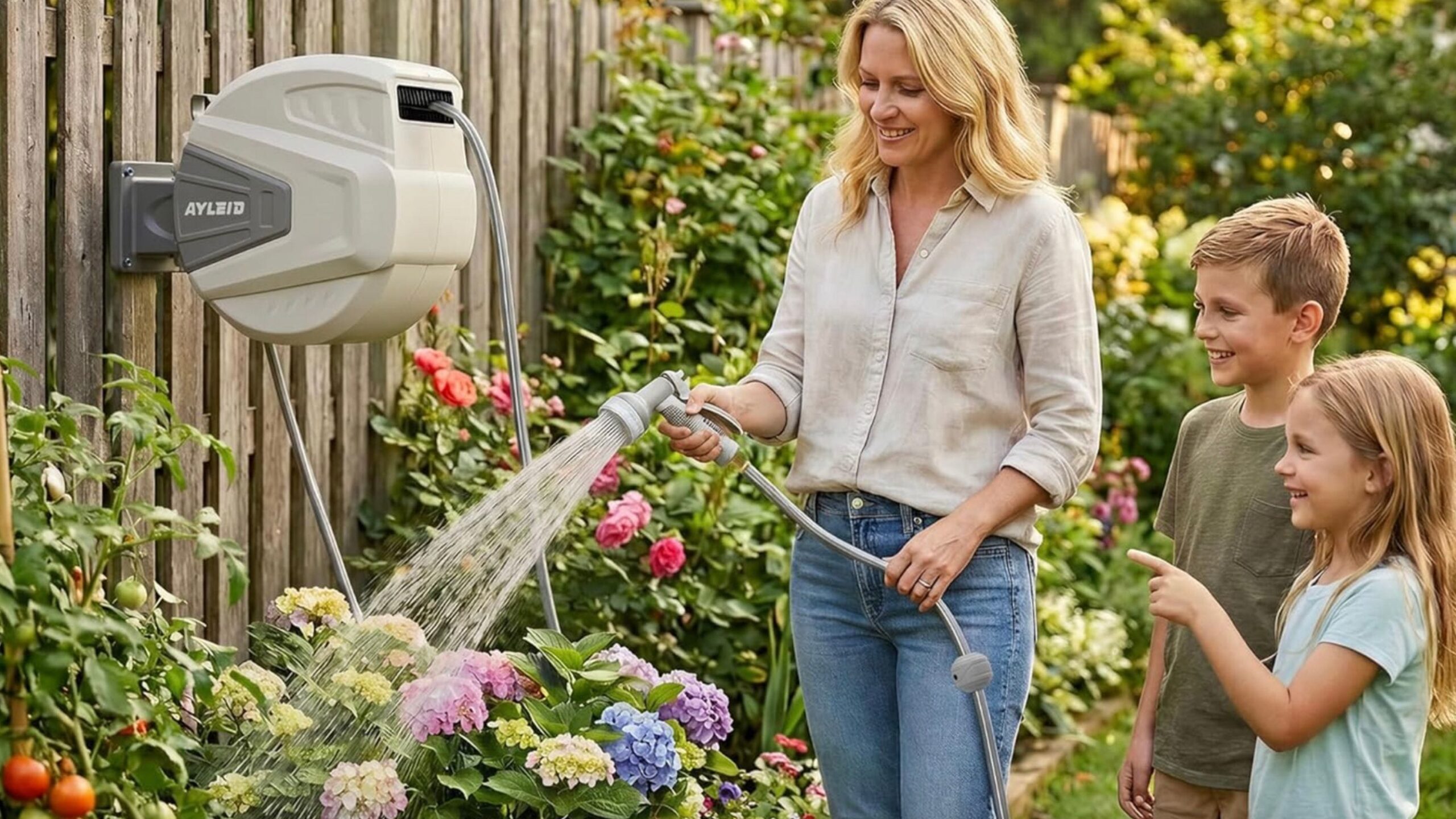I think I need this retractable garden hose reel on sale for under 0