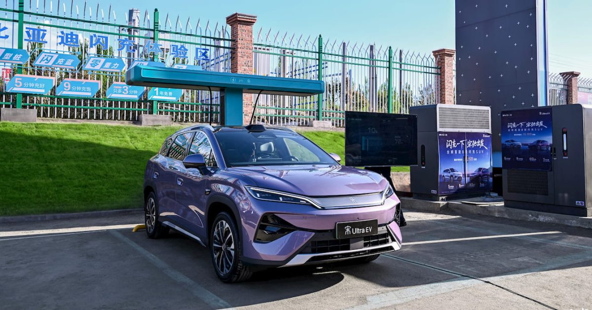 BYD is driving the Song Ultra EV over 2,700 miles to prove its new battery and 5-min charging