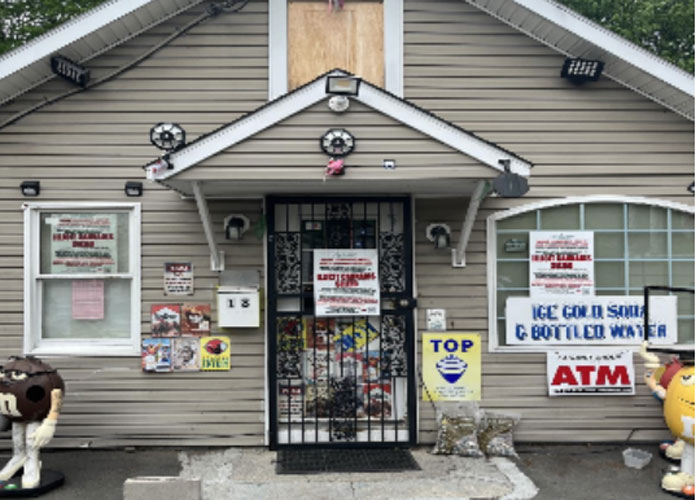 Illegal cannabis store shut down