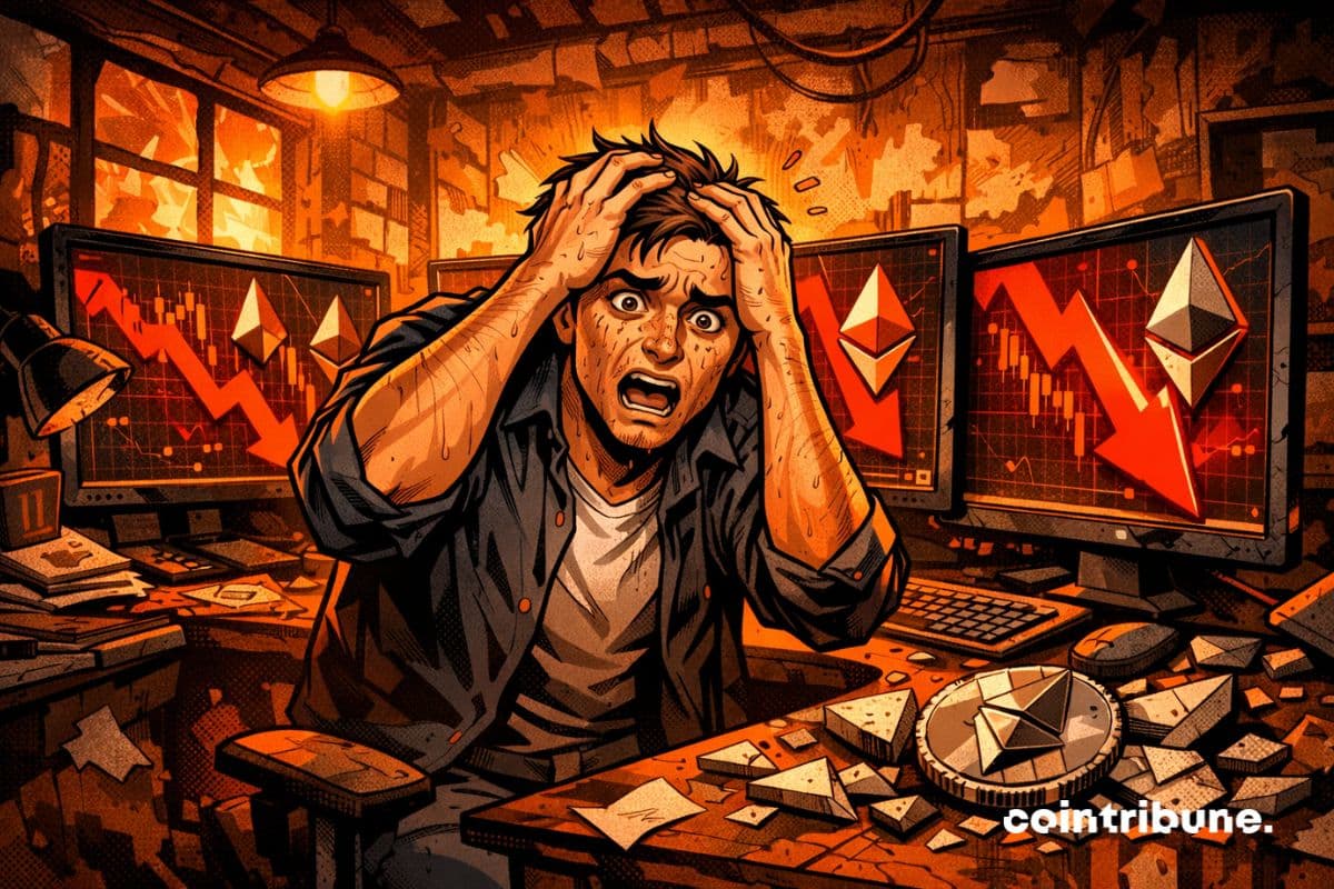 Ethereum brushes the unthinkable: Three consecutive months in the red, a first!