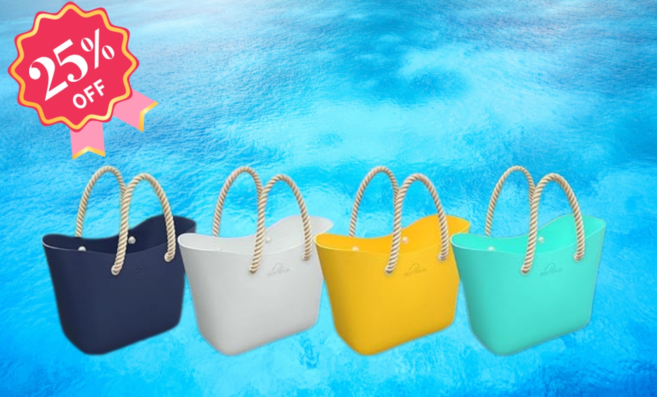 The SUN NINJA Rubber Beach Bag scores 25% discount on Amazon