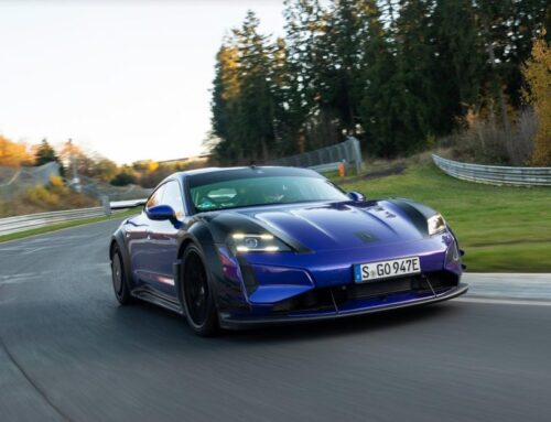 Porsche Taycan Turbo GT with Manthey Kit sets 6:55 Nürburgring EV record