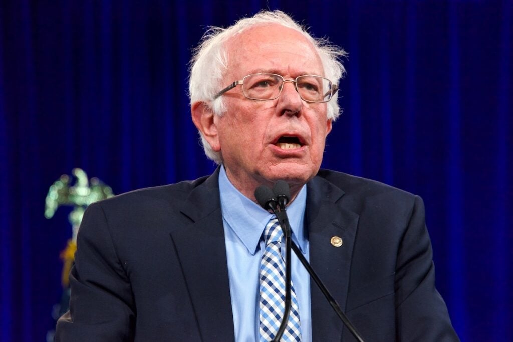 Bernie Sanders Waves Off Elon Musk’s ‘Universal High Income’ Argument,’ Says Tesla CEO Can’t Even Support Bernie Sanders Waves Off Elon Musk’s ‘Universal High Income’ Argument,’ Says Tesla CEO Can’t Even Support
