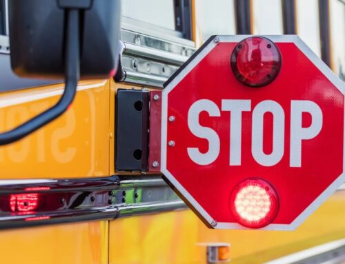 School Bus Carrying Students Struck By Tesla Monday Afternoon; No Injuries Reported