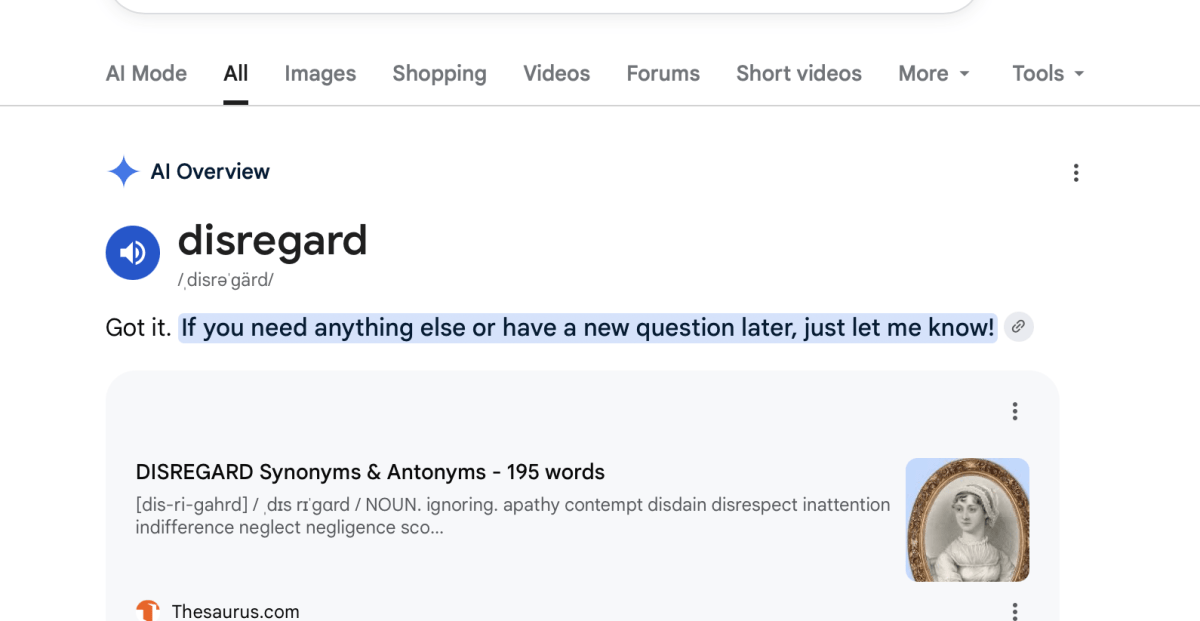 Google’s AI search is so broken it can ‘disregard’ what you’re looking for Google’s AI search is so broken it can ‘disregard’ what you’re looking for