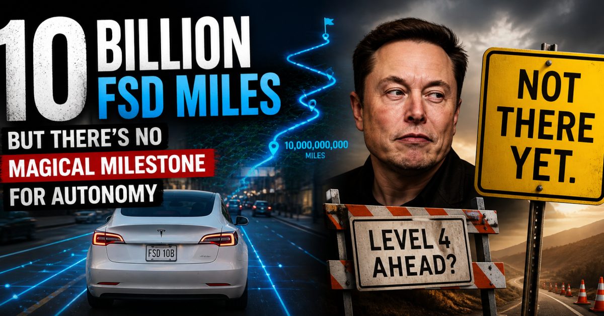 Tesla reaches 10 billion FSD miles — is there’s a magical milestone for autonomy