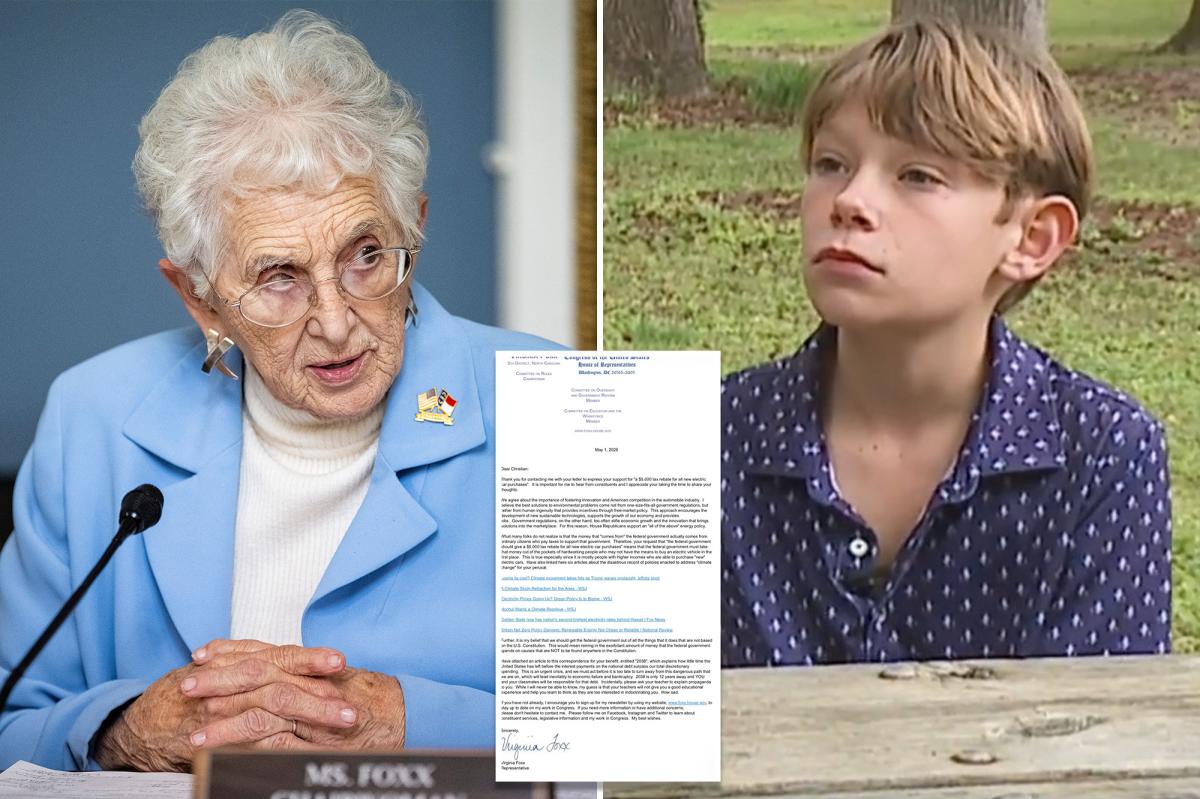 Boy, 10, sent persuasive essay to his Republican congresswoman — who accused his teacher of ‘indoctrinating’ in scathing response