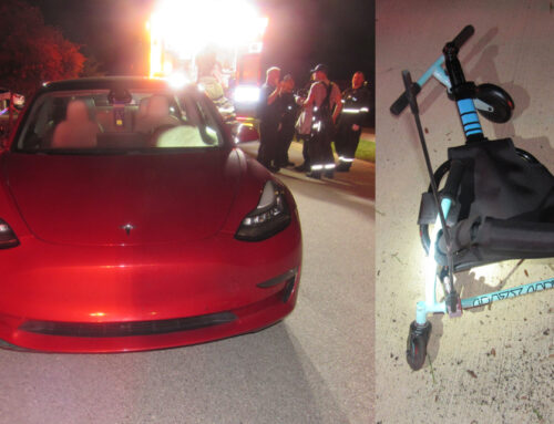 7-year-old hospitalized after getting hit by Tesla while riding seated scooter