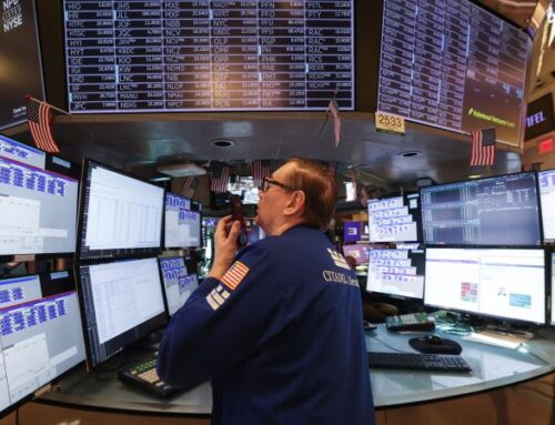 Near record highs, stocks face fresh test from bond yields