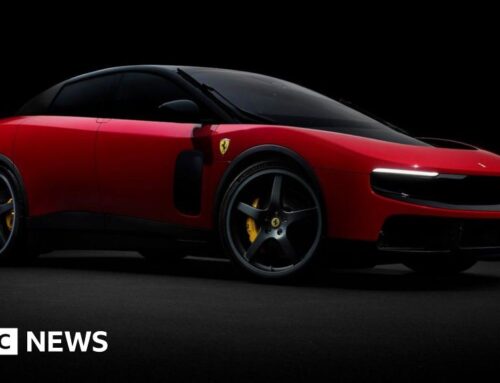 Ferrari unveils first fully electric car