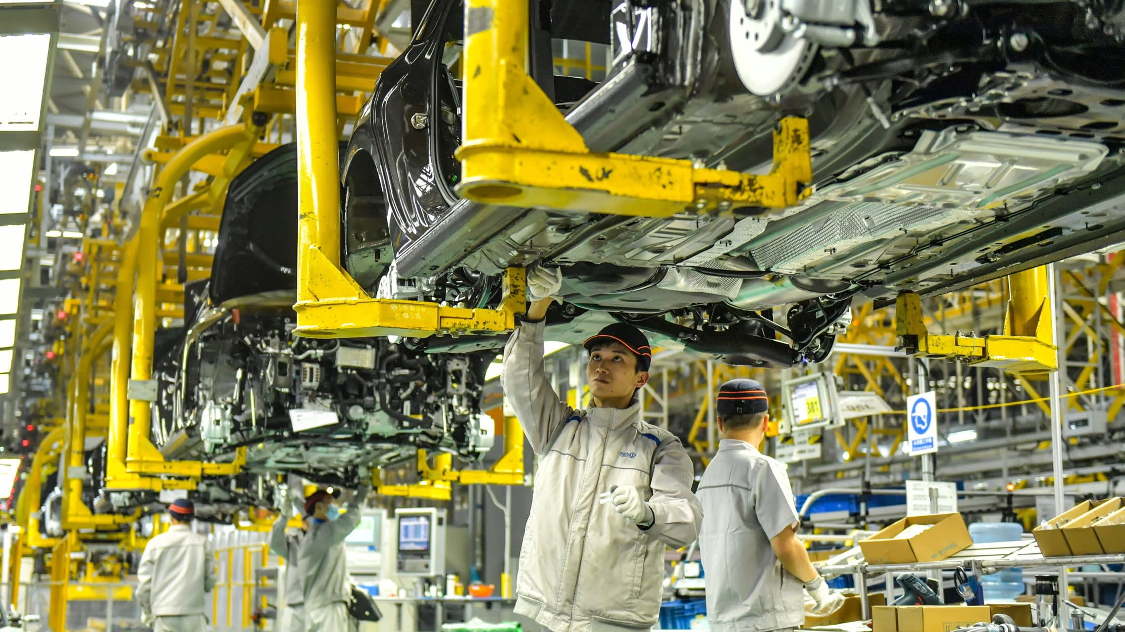 The European cars made in China