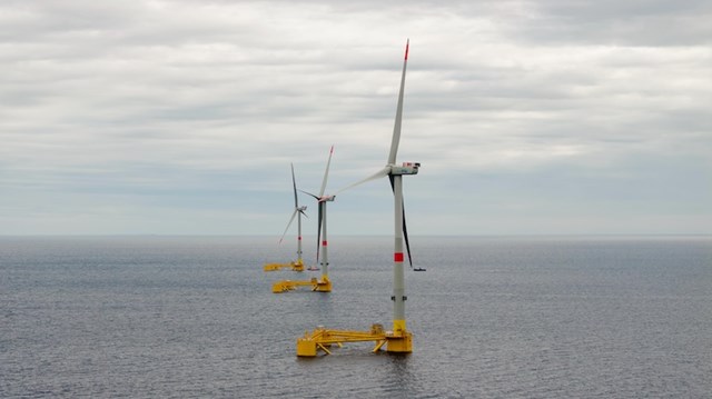 Ocean Winds delivers first power from French floater