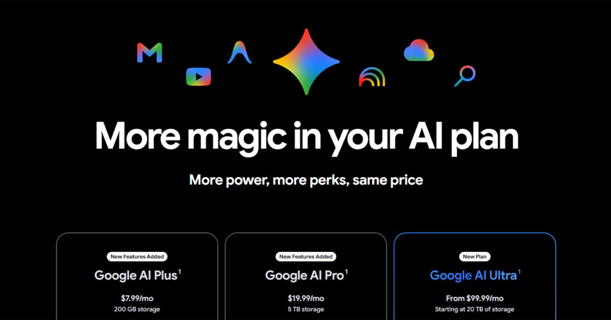 Google clarifies its slightly confusing pair of AI Ultra plans Google clarifies its slightly confusing pair of AI Ultra plans