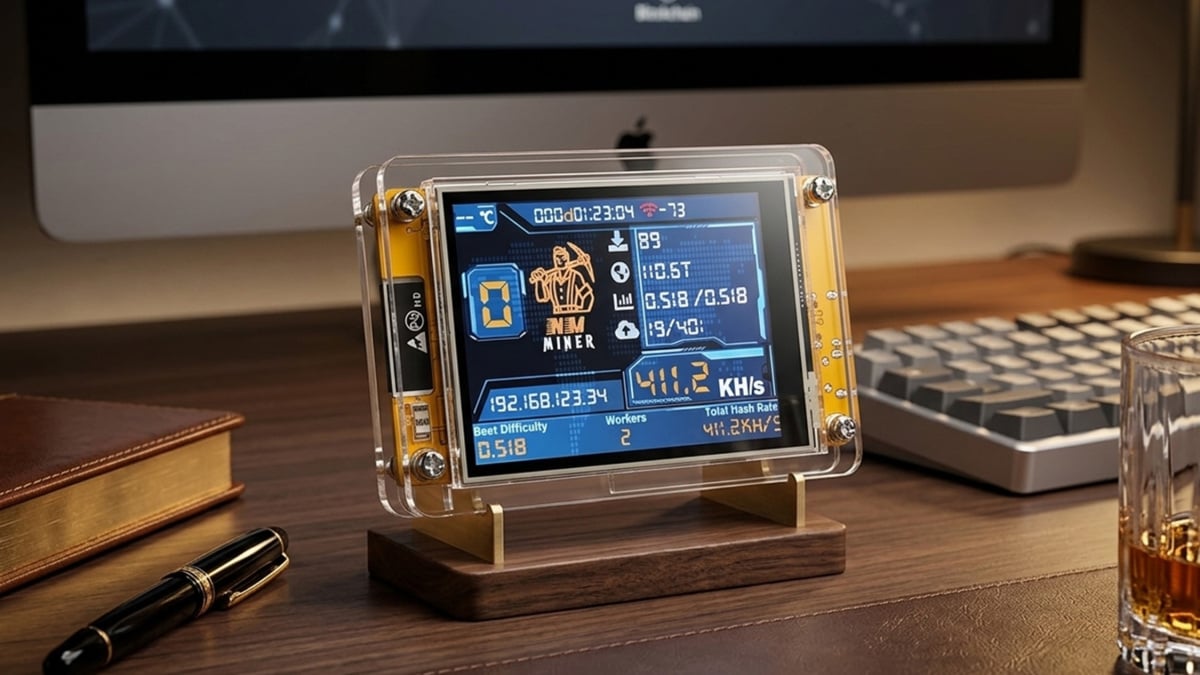 This tiny desktop miner gives you a shot at Bitcoin block rewards for life for under 