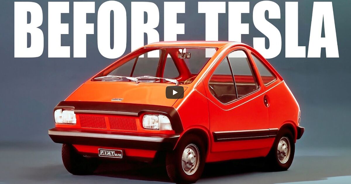 Fiat X1/25: The Electric City Car That About Forty Years Too Early