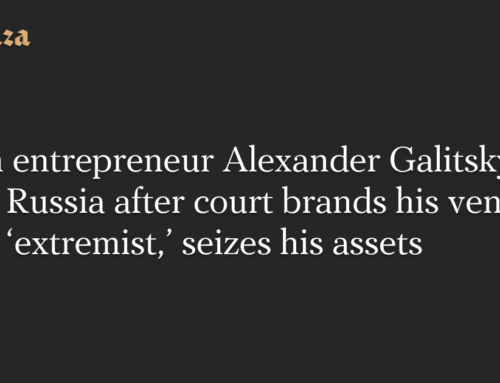 Tech entrepreneur Alexander Galitsky flees Russia after court brands his venture fund ‘ext