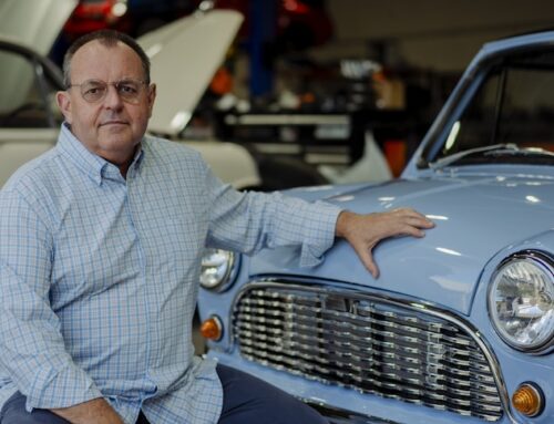 The electric classic car that now drives like a ‘pocket rocket’