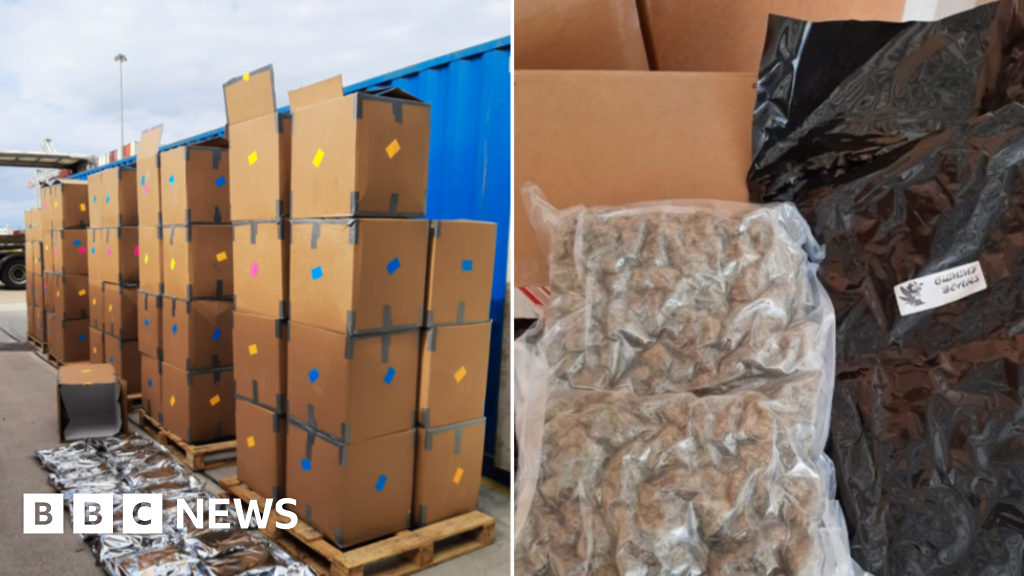 Three charged after record-breaking £139m cannabis seizure Three charged after record-breaking £139m cannabis seizure