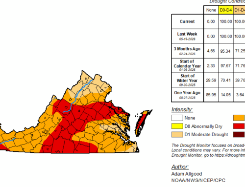 May rains help ease Virginia drought, but dry conditions persist