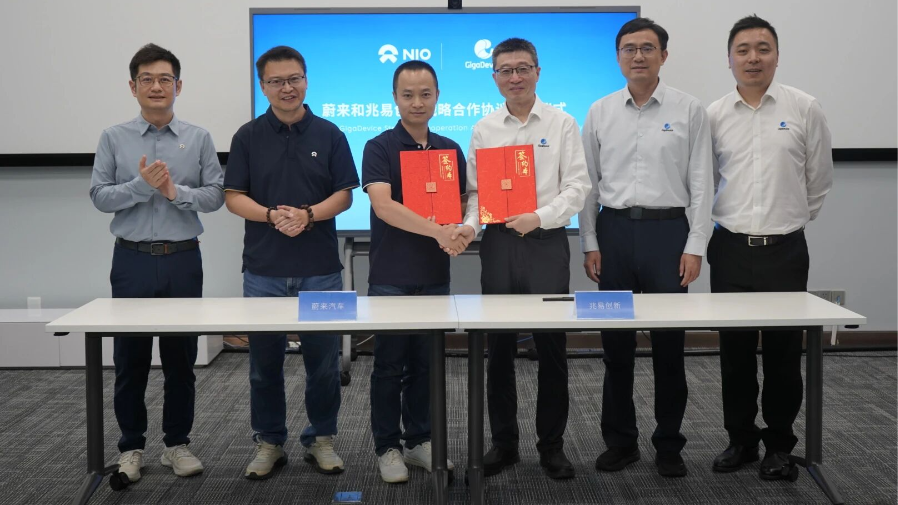 NIO, GigaDevice forge strategic alliance to advance automotive chip development