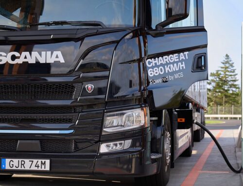 Scania demonstrates vehicle-to-grid through Megawatt Charging System for heavy electric vehicles