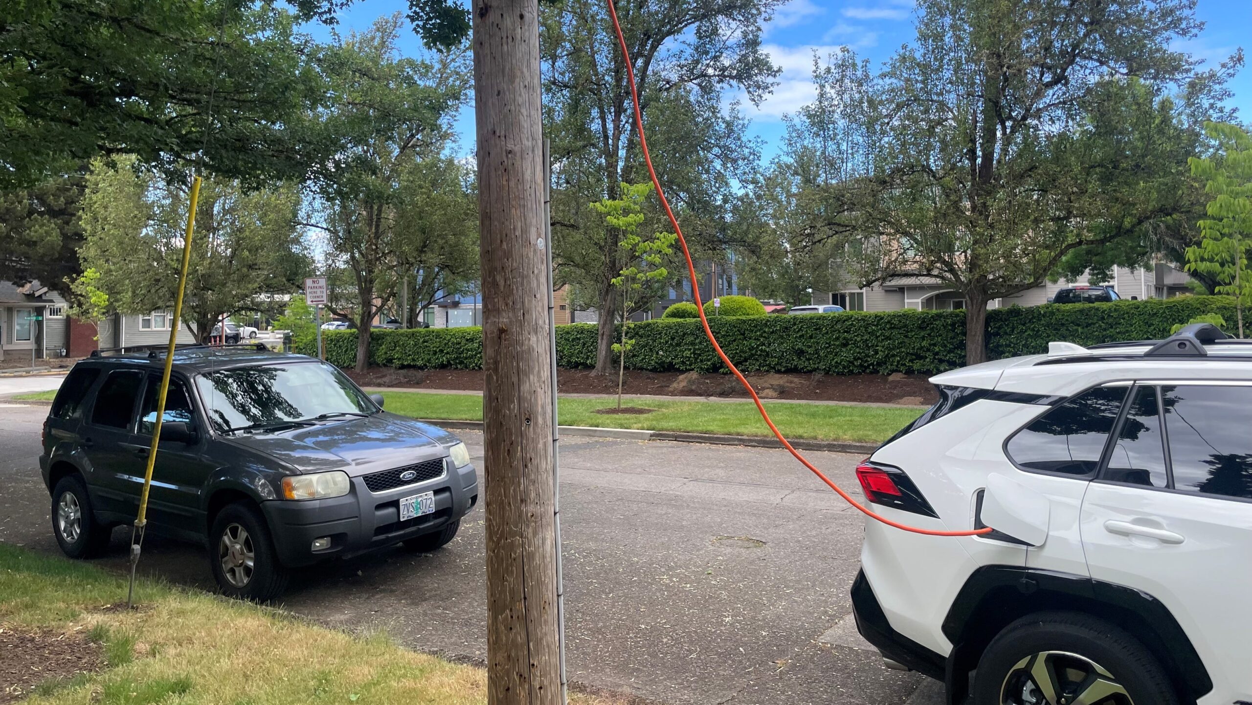 Salem has more EV chargers on power poles than other Oregon cities