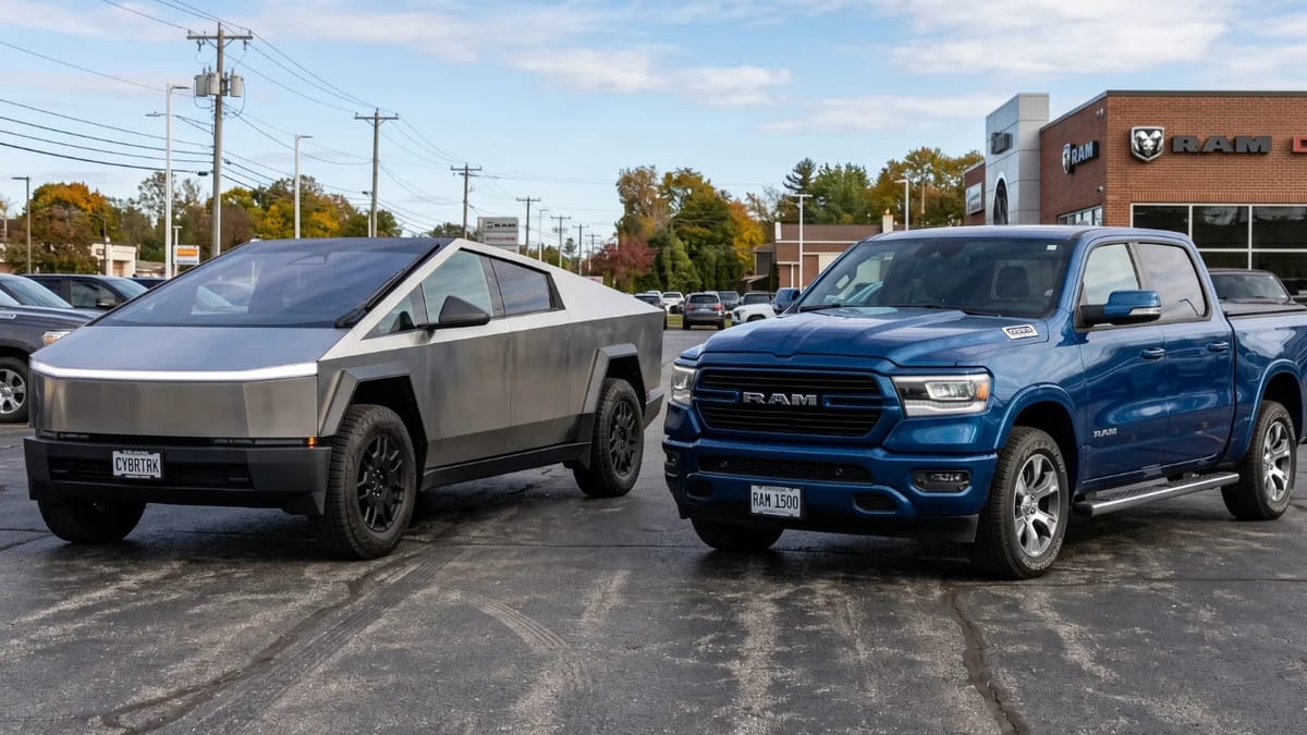 The gap between the monthly cost of charging a Tesla Cybertruck vs filling a Ram 1500 in the US is nothing short of staggering The gap between the monthly cost of charging a Tesla Cybertruck vs filling a Ram 1500 in the US is nothing short of staggering