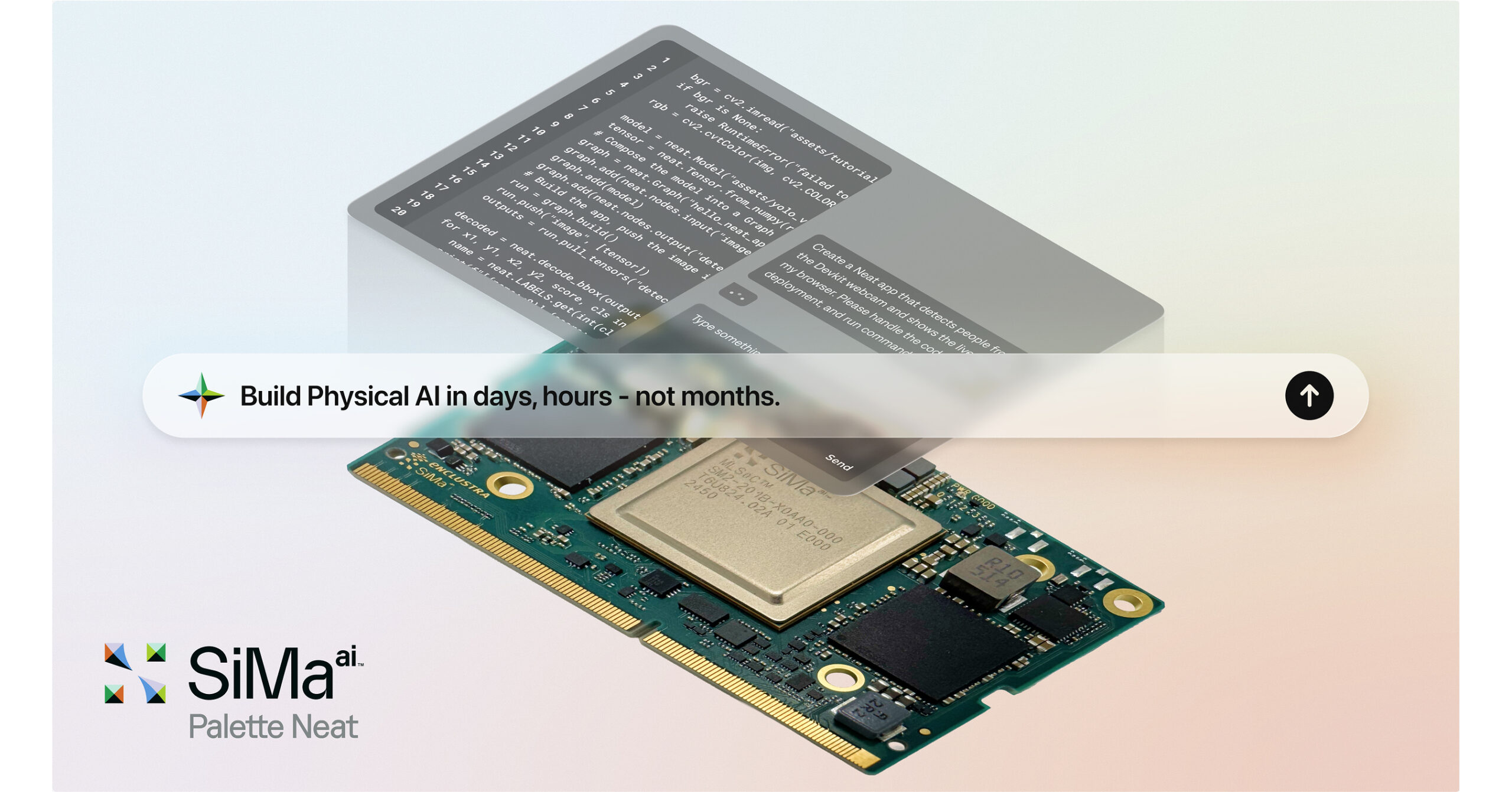 SiMa.ai Launches Palette Neat, Industry’s First Agentic Environment for Physical AI; Slashes Development from Months to Days