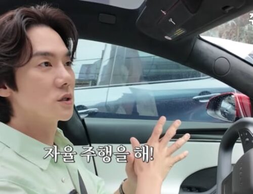 Yoo Yeon-seok Demonstrates Tesla Autonomous Mode With Driver
