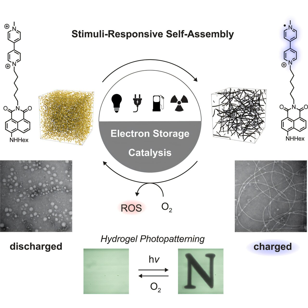 New water-based material could store solar energy, power reactions in darkness, then recharge New water-based material could store solar energy, power reactions in darkness, then recharge