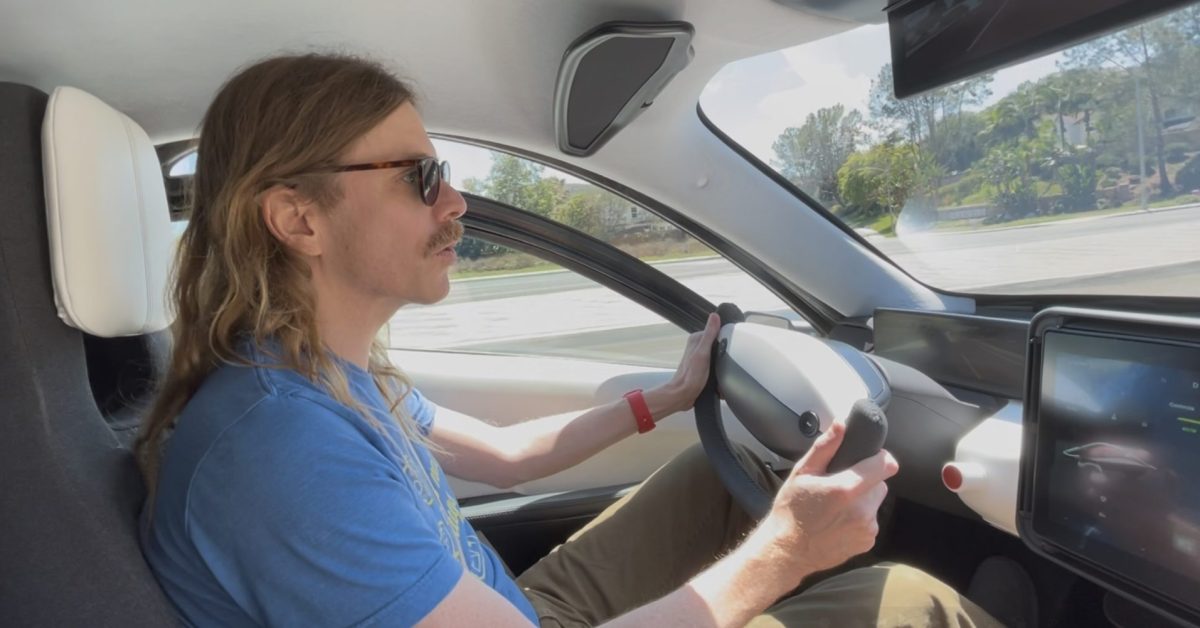 We finally got to drive the Aptera solar electric car