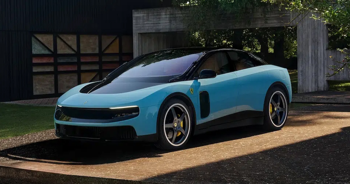 Ferrari Unveils Its First-Ever Fully Electric Car, the Luce