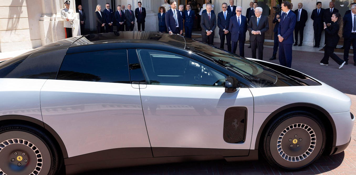 Ferrari’s first electric supercar has proved controversial – a car designer explains why