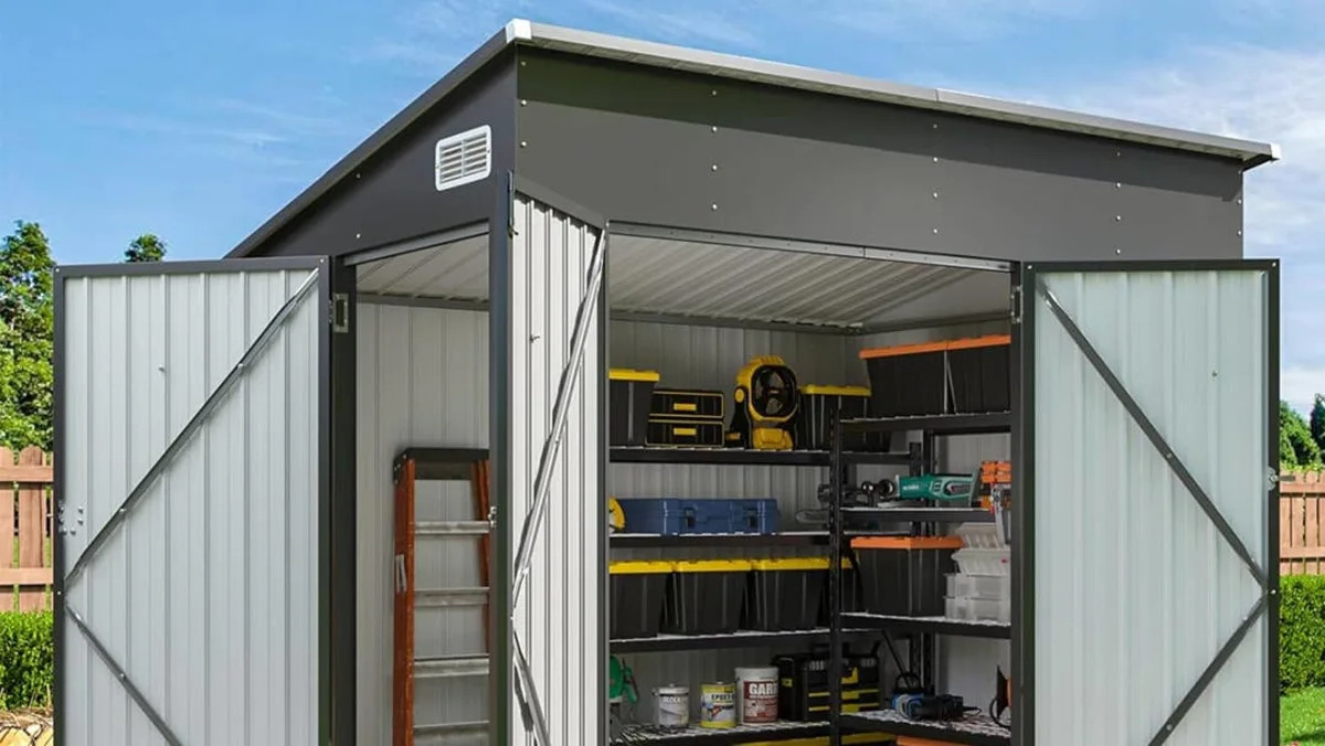 Amazon’s spacious triple-door storage shed is a smart investment at only 0 Amazon’s spacious triple-door storage shed is a smart investment at only 0